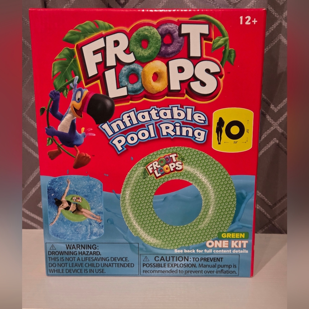 Green Inflatable Pool Ring